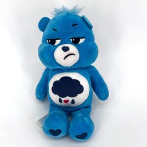 Care Bears BLUE GRUMPY BEAR Plush Toy Basic Fun 2020 10" Stuffed Animal